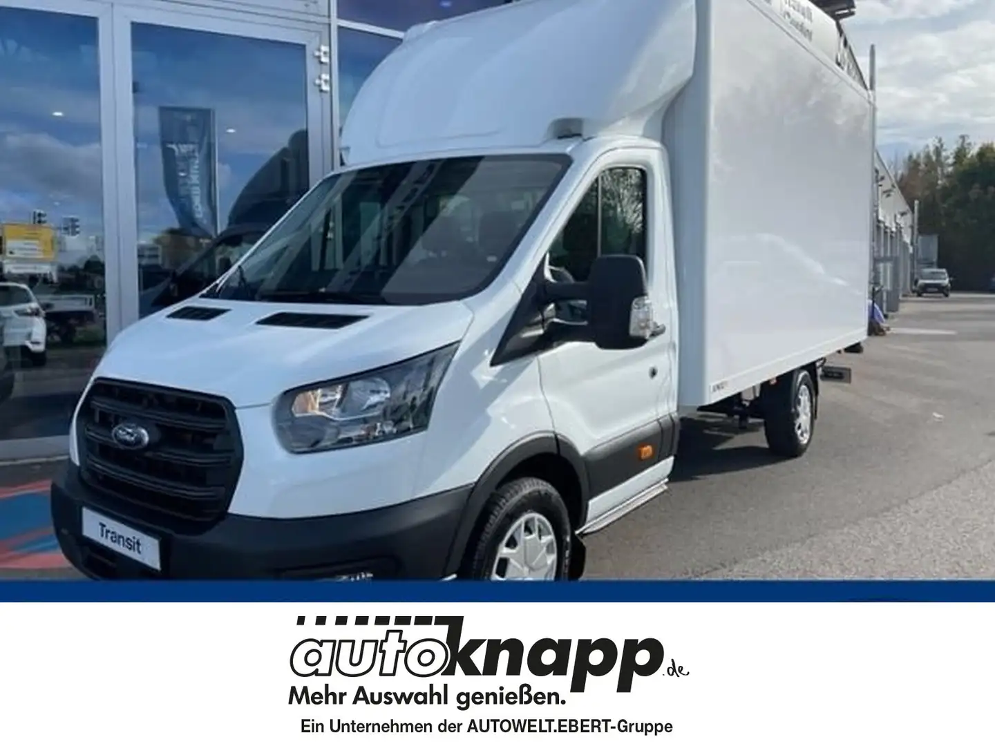 Ford Transit L4 Einzelkabine Koffer GJR Ladebordwand Weiß - 1