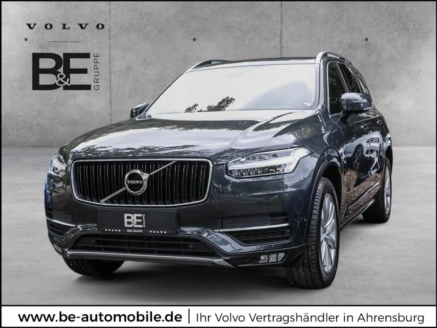Volvo XC90 D5 AWD Momentum Geartronic 7-Sitzer Navi AHK Grau - 1