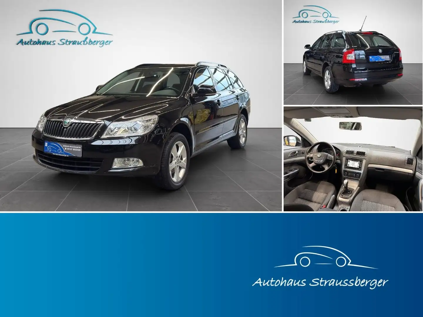 Skoda Octavia Combi Elegance 4X4 Noir - 1