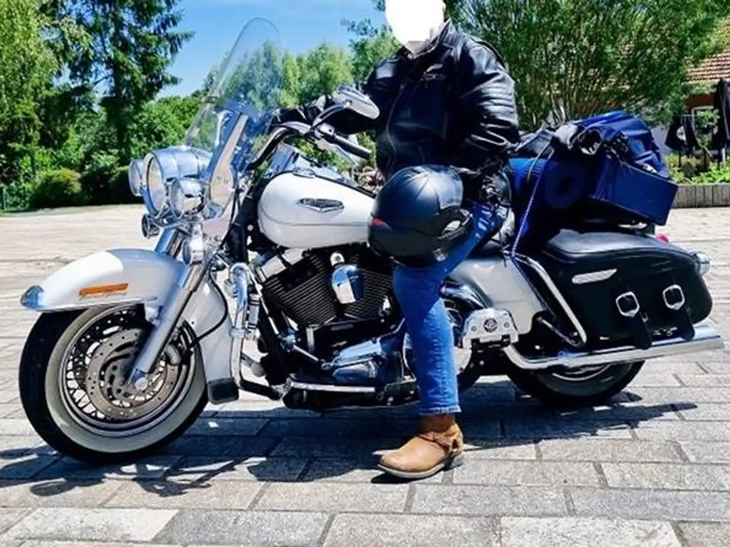 Harley-Davidson Road King 1449 cc à injection Blanc - 1