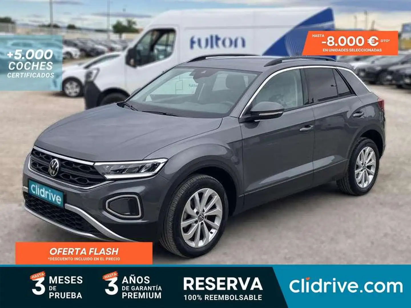 Volkswagen T-Roc 2.0TDI Life 85kW Gris - 1