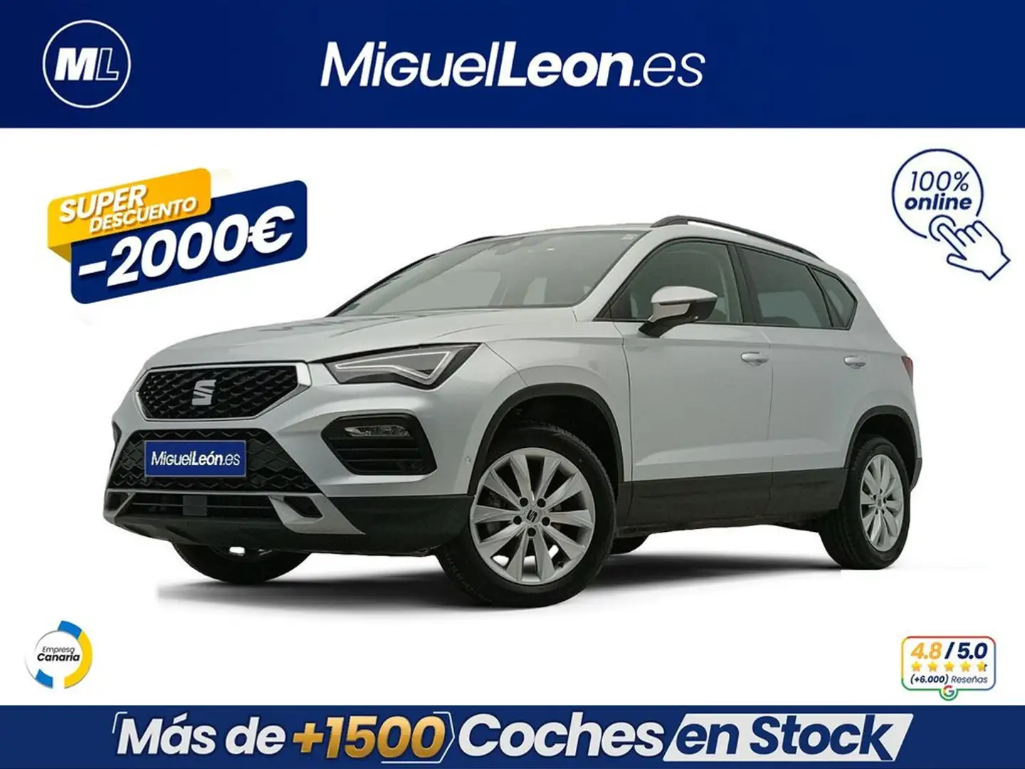 SEAT Ateca 1.5 EcoTSI S&S X-Perience XM Gris - 1