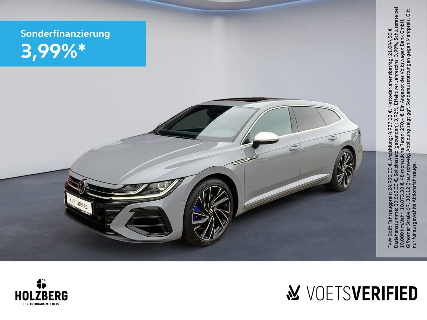 Volkswagen Arteon R Shooting Brake 2.0 TSI 4MOTION DSG PANO+AHK+RFK Grau - 1