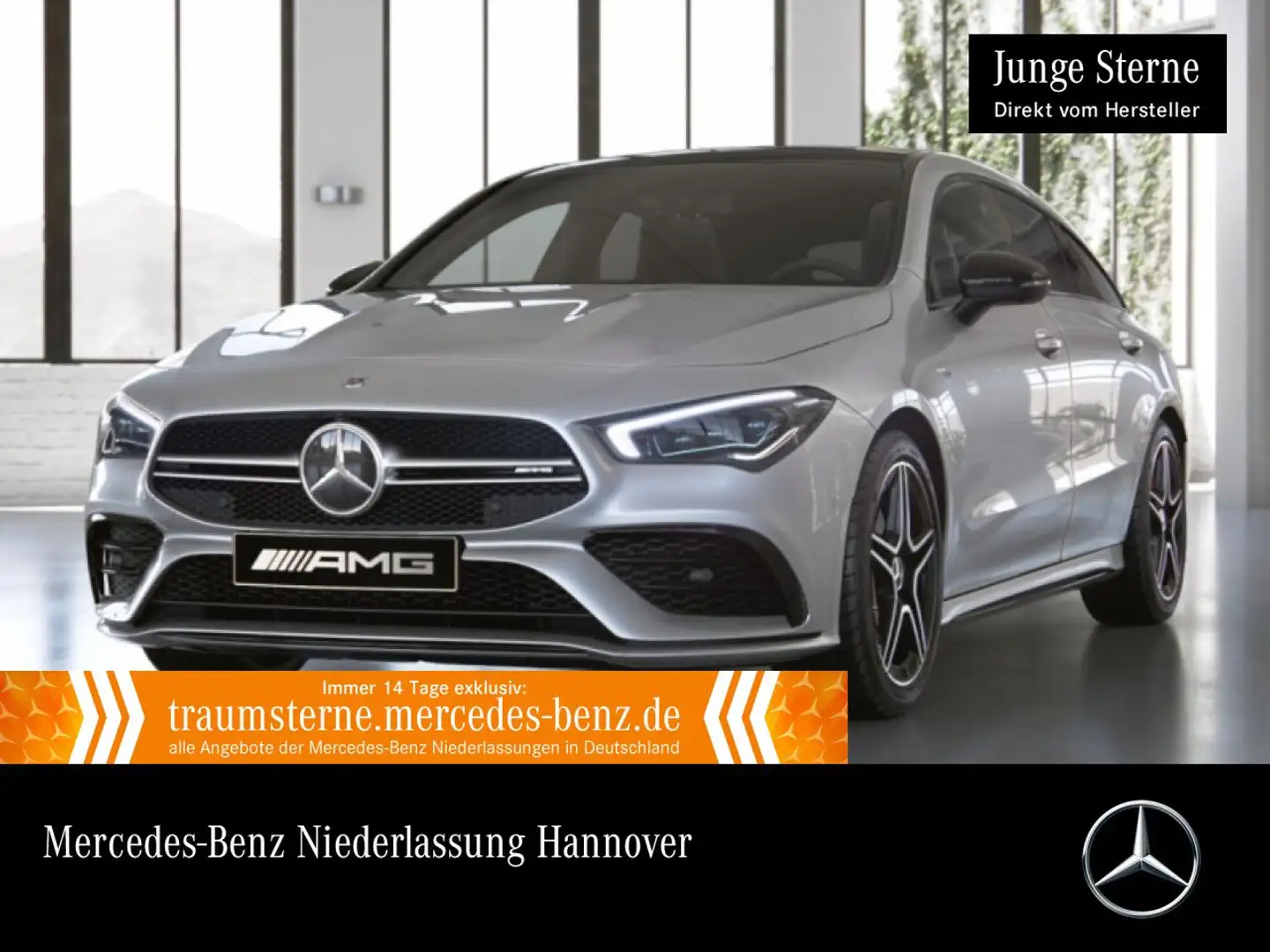 Mercedes-Benz CLA 35 AMG CLA 35 4M AMG+PANO+360°+MULTIBEAM+BURMESTER+7G Silber - 1
