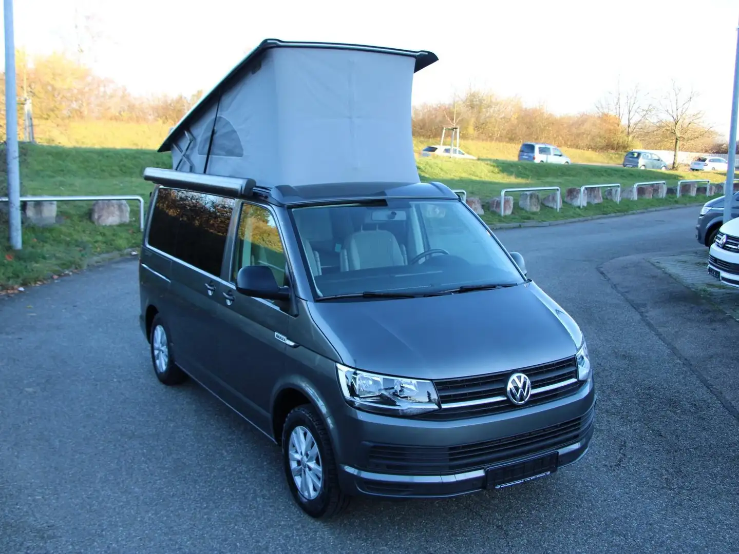 Volkswagen T6 California TDI Coast Aufstelldach Küche DSG 150 PS Markise Grau - 2