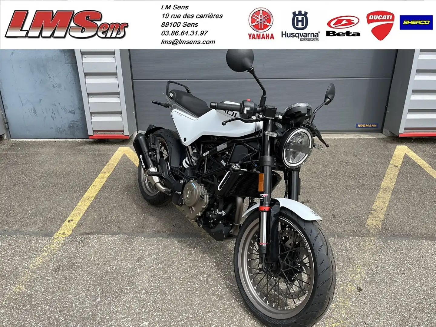 Husqvarna Vitpilen Bílá - 2