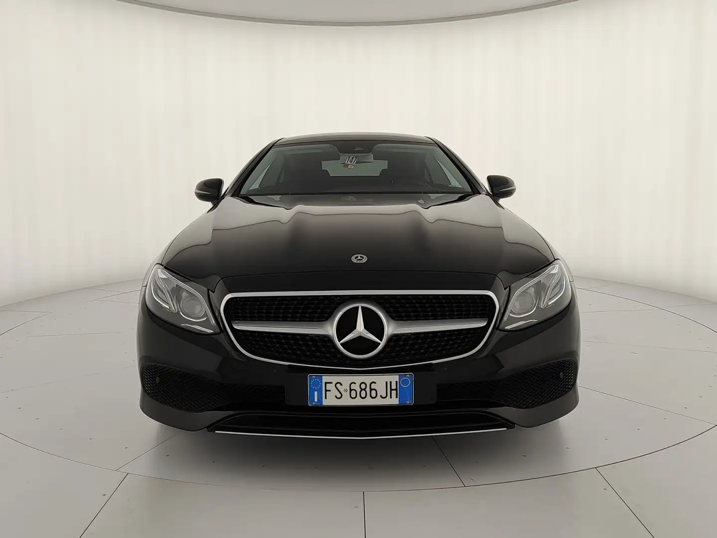 Mercedes-Benz E 220 d Coupe 4MATIC!TAGLIANDI CERTIFICATI!CERCHI DA 20! Nero - 2