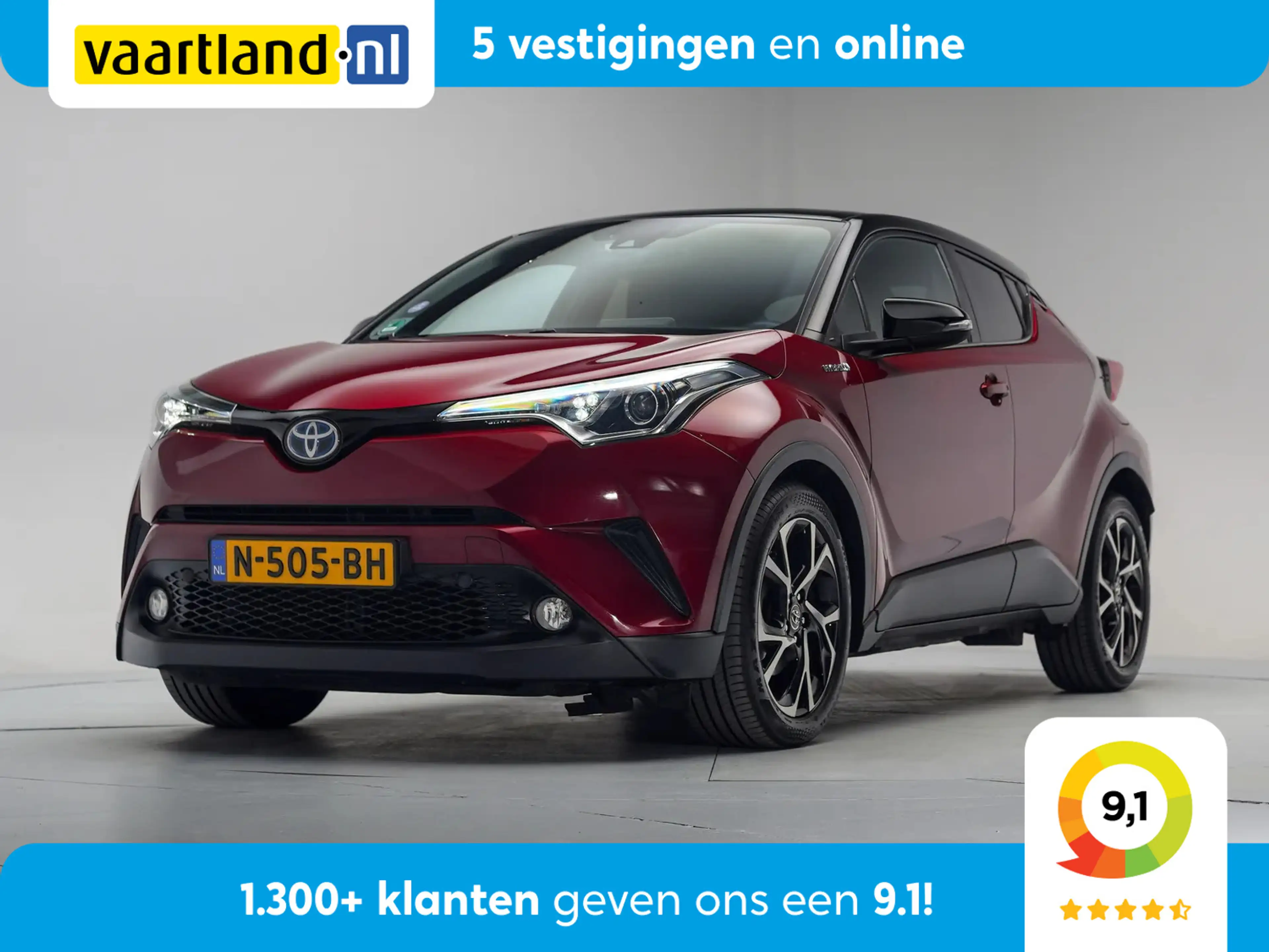 Toyota C-HR 1.8 Hybrid Dynamic Aut. [ Camera Stoelverwarming D
