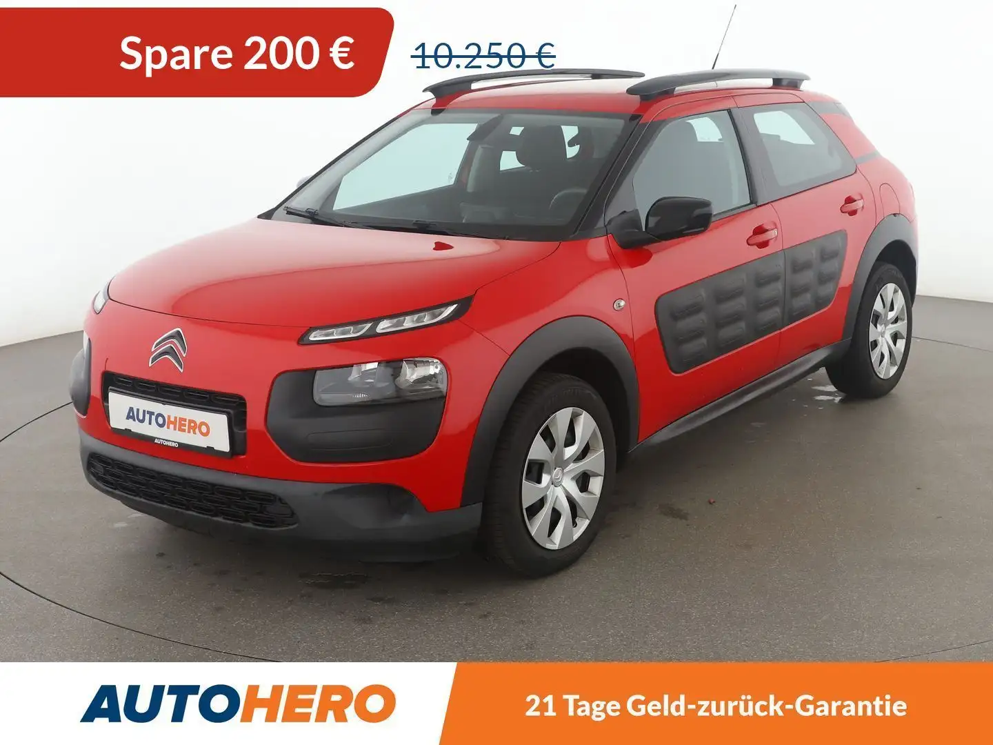 Citroen C4 Cactus 1.2 e-VTi Feel Aut*NAVI*TEMPO*AHK*SHZ*KLIMA* Rouge - 1