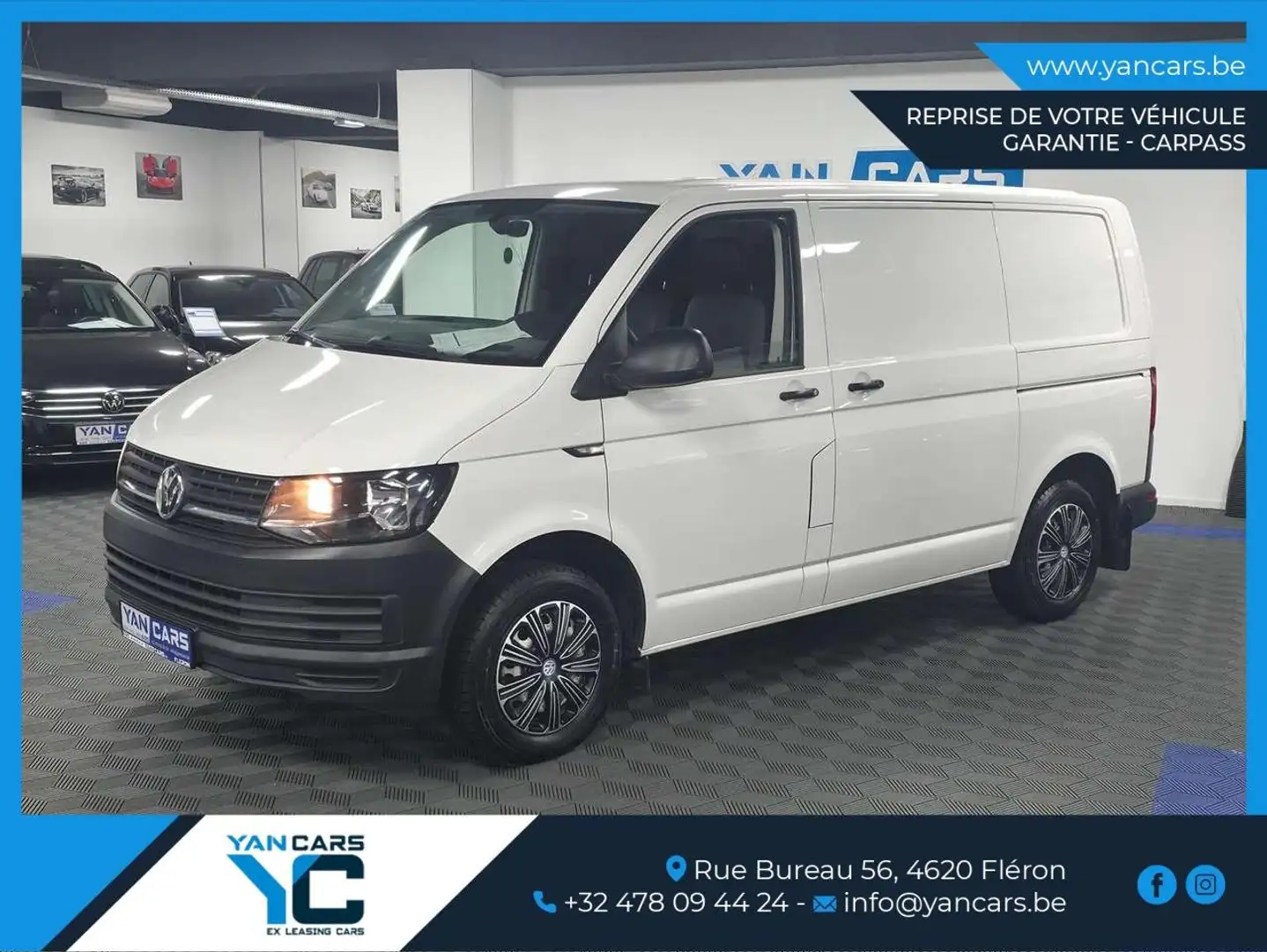 Volkswagen T6 Transporter * 2.0 TDi * DOUBLE PORTES LATERALES * 1ER PROPR. Noir - 1