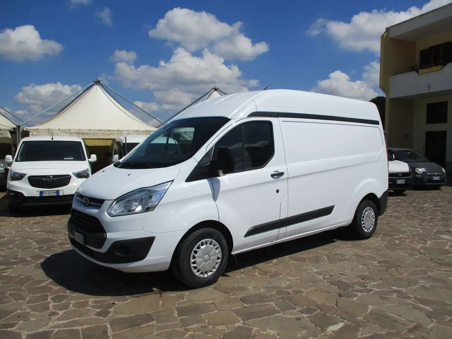 Ford Transit Custom 2.2 TDCI 125CV LUNGO ALTO L2H2 Blanco - 1