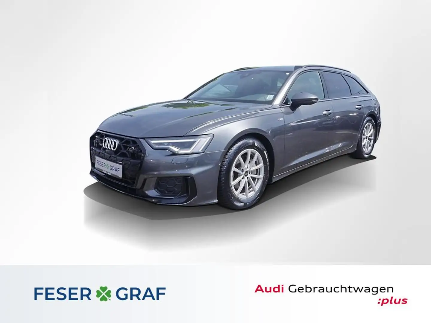 Audi A6 Avant 40 TDI S-Line S-tronic R-Kamera ACC 17" Grijs - 1