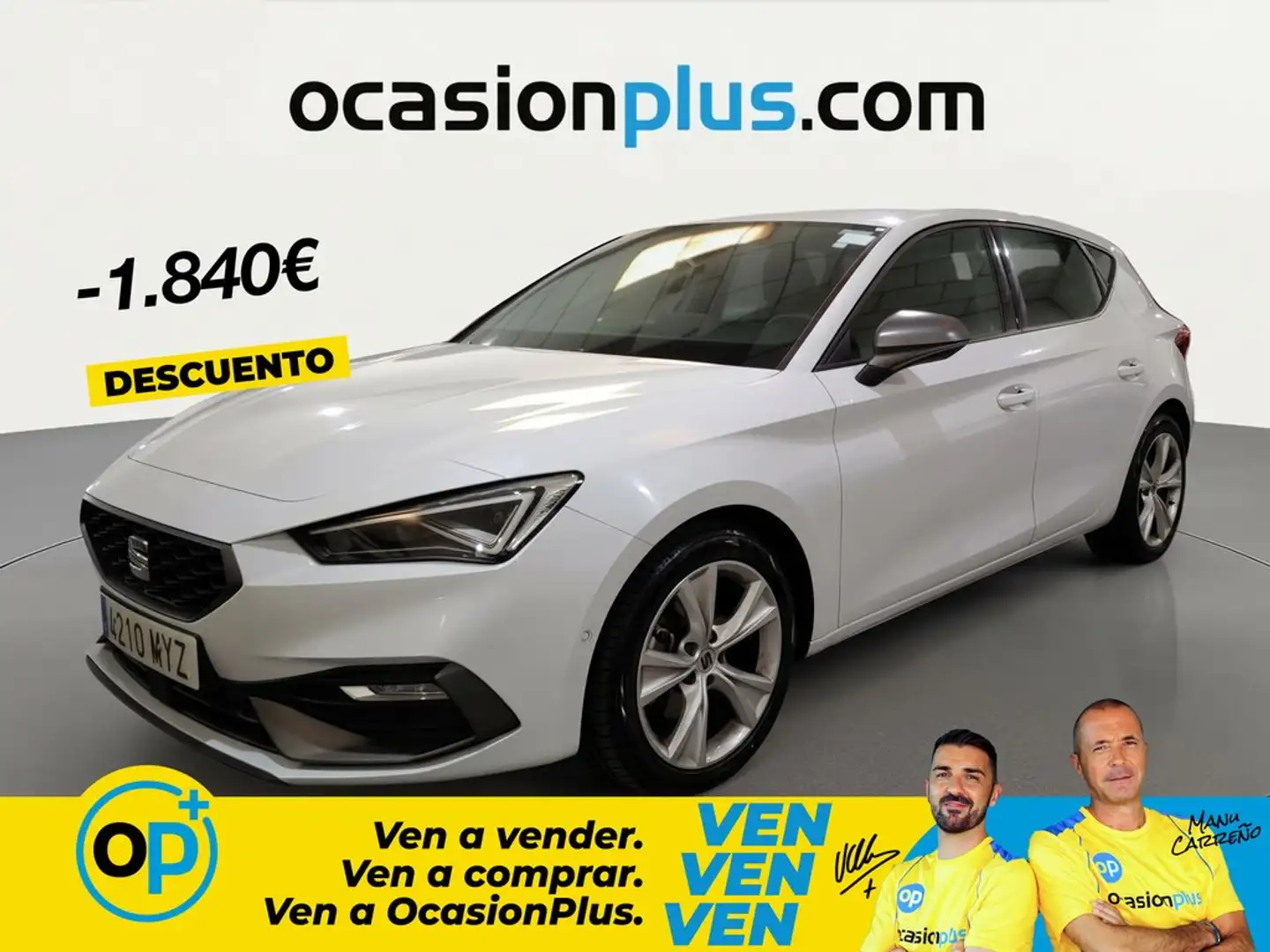 SEAT Leon 1.5 TSI S&S FR 25º Aniversario 115 Blanco - 1