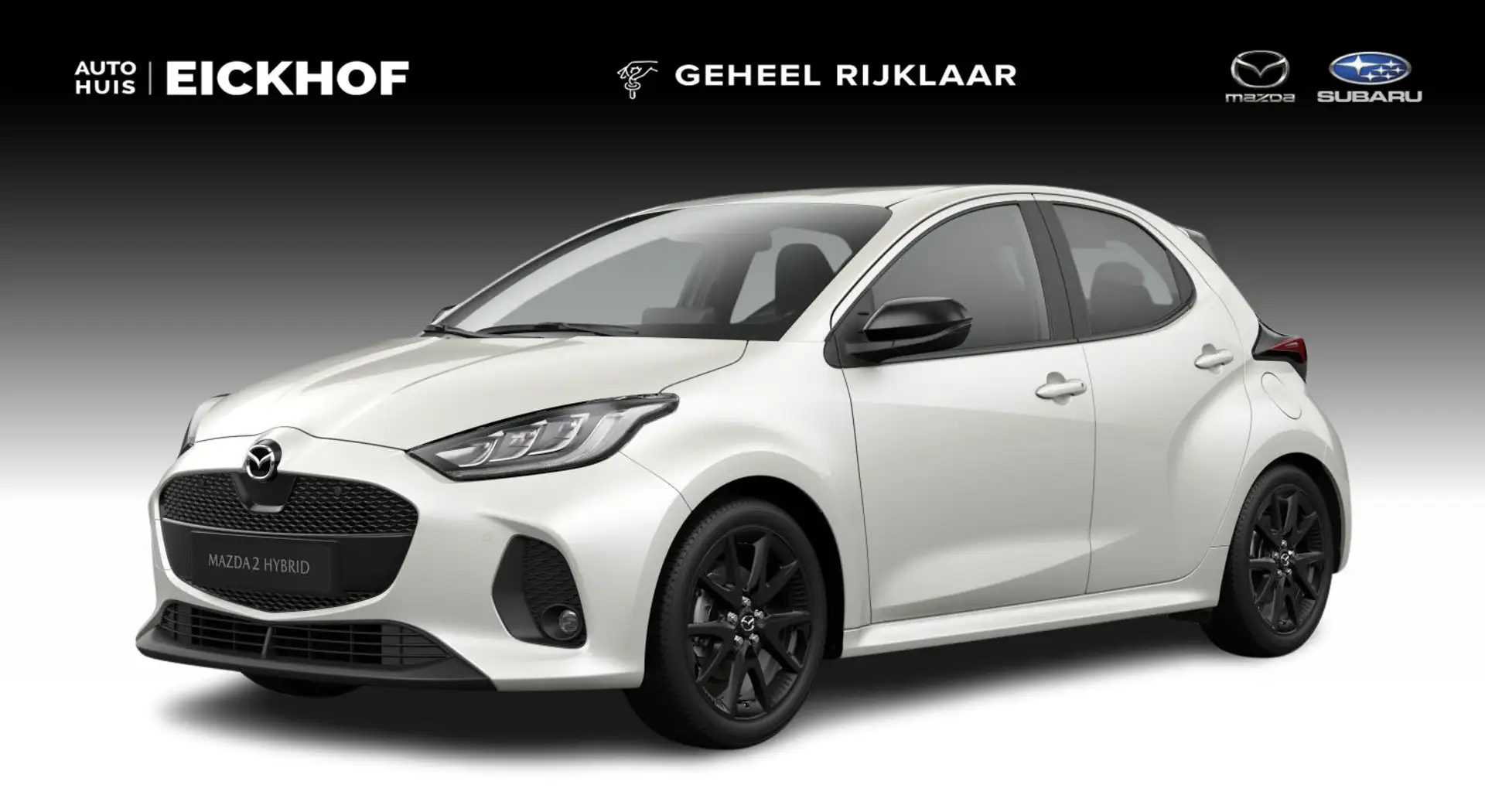 Mazda 2 Hybrid 1.5 Homura - 3.000,- Voorraad Korting - Mee Wit - 1