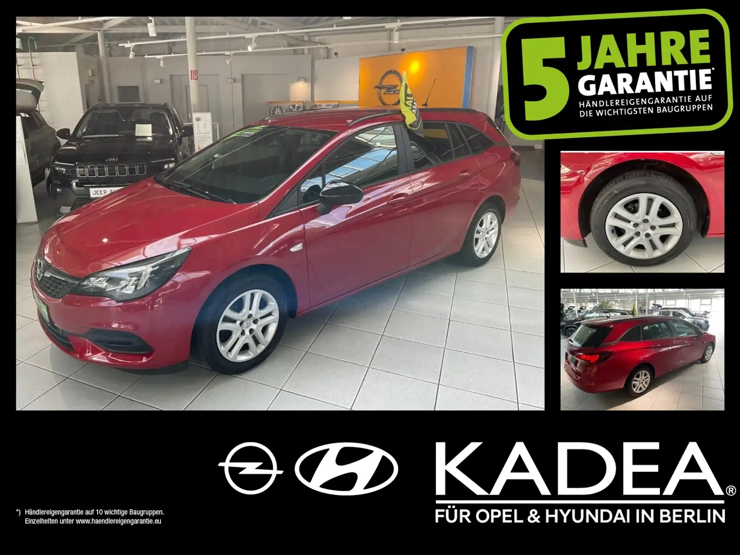 Opel Astra K 1.2 ST LED,PDC,Lenk+Sitzhzg,Allwetterr. Rot - 1