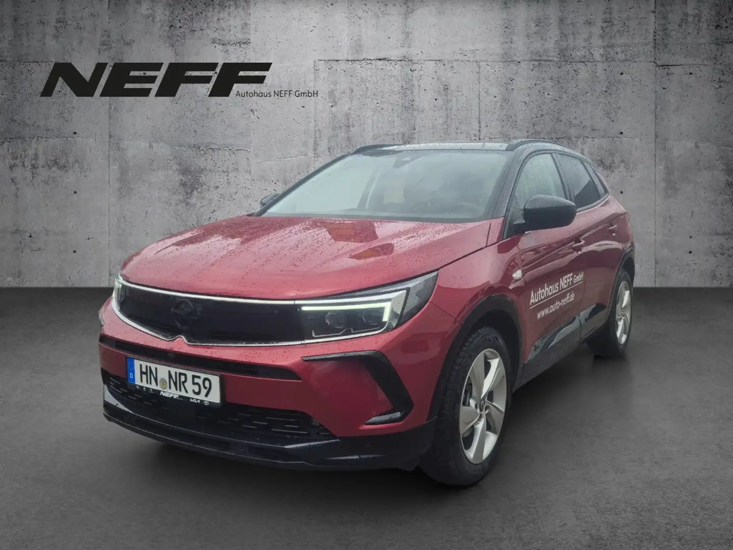 Opel Grandland 1.2 Turbo Enjoy FLA 360 ParkAss. Navi Rouge - 2