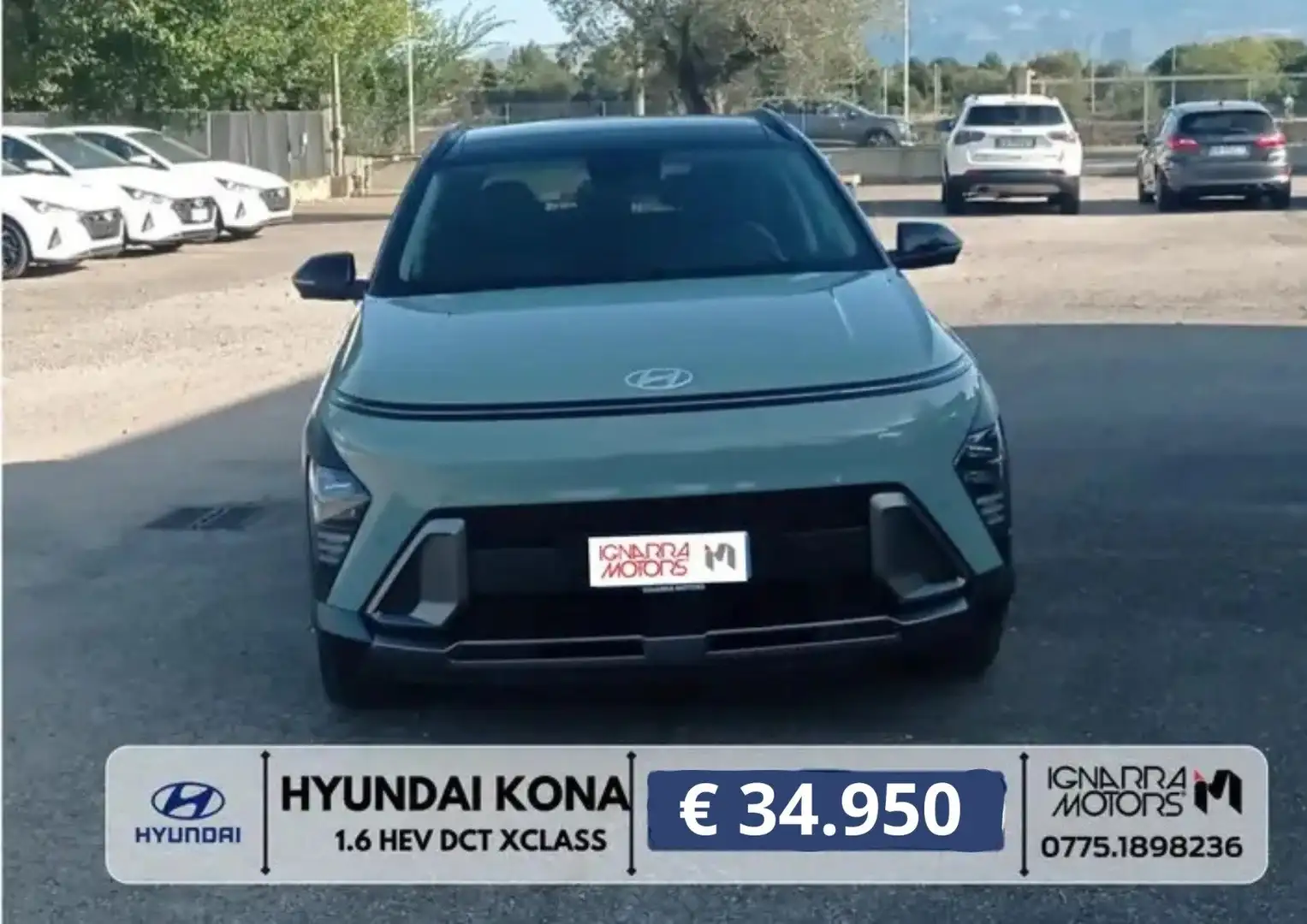 Hyundai KONA 1.6 HEV DCT XCLASS 6855 Verde - 1