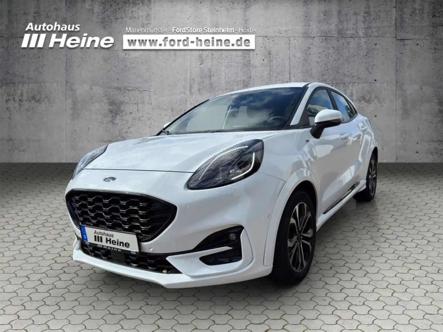 Ford Puma ST-LINE Hybrid 1.0 Ltr. 125 PS AUTOMATIK *AHK*CARP Weiß - 1