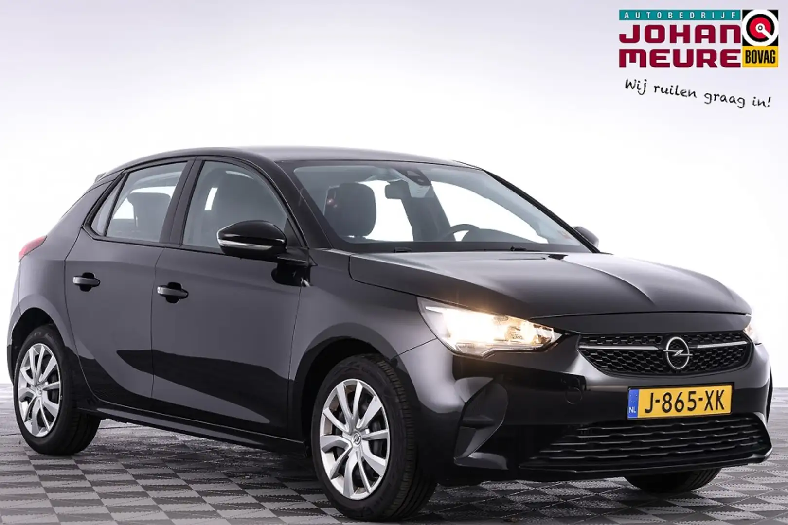 Opel Corsa 1.2T 100PK Edition 5-drs | AIRCO ✅ 1e Eigenaar Schwarz - 1