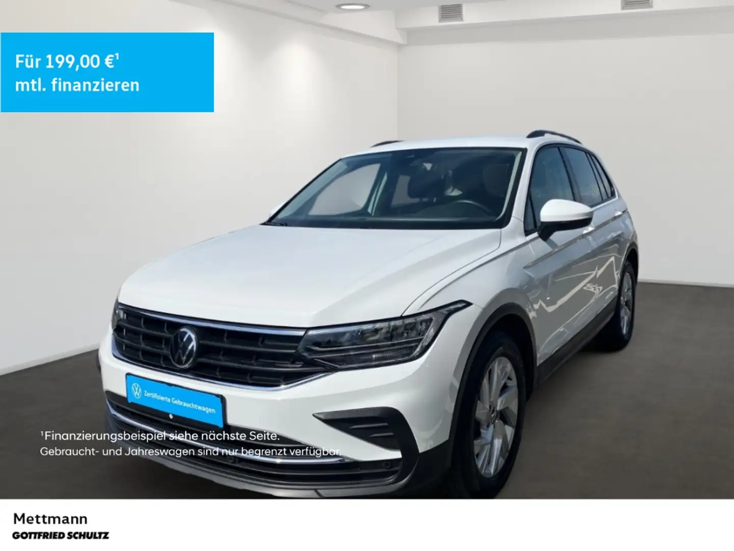 Volkswagen Tiguan 2.0 TDI Life DSG LED NAVI AHK KAMERA SHZ PDC LM ZV Weiß - 1