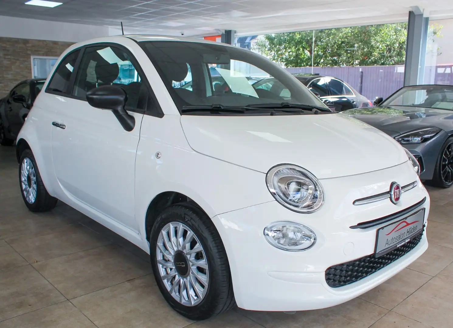 Fiat 500 1.0 CarPlay Alu Tempomat 1.Hand Weiß - 1