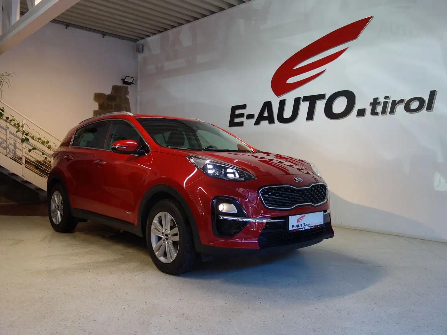 Kia Sportage 4x4 CRDI DCT *GOLD TOPAUSTATTUNG *AHK *GARANTIE Rouge - 1