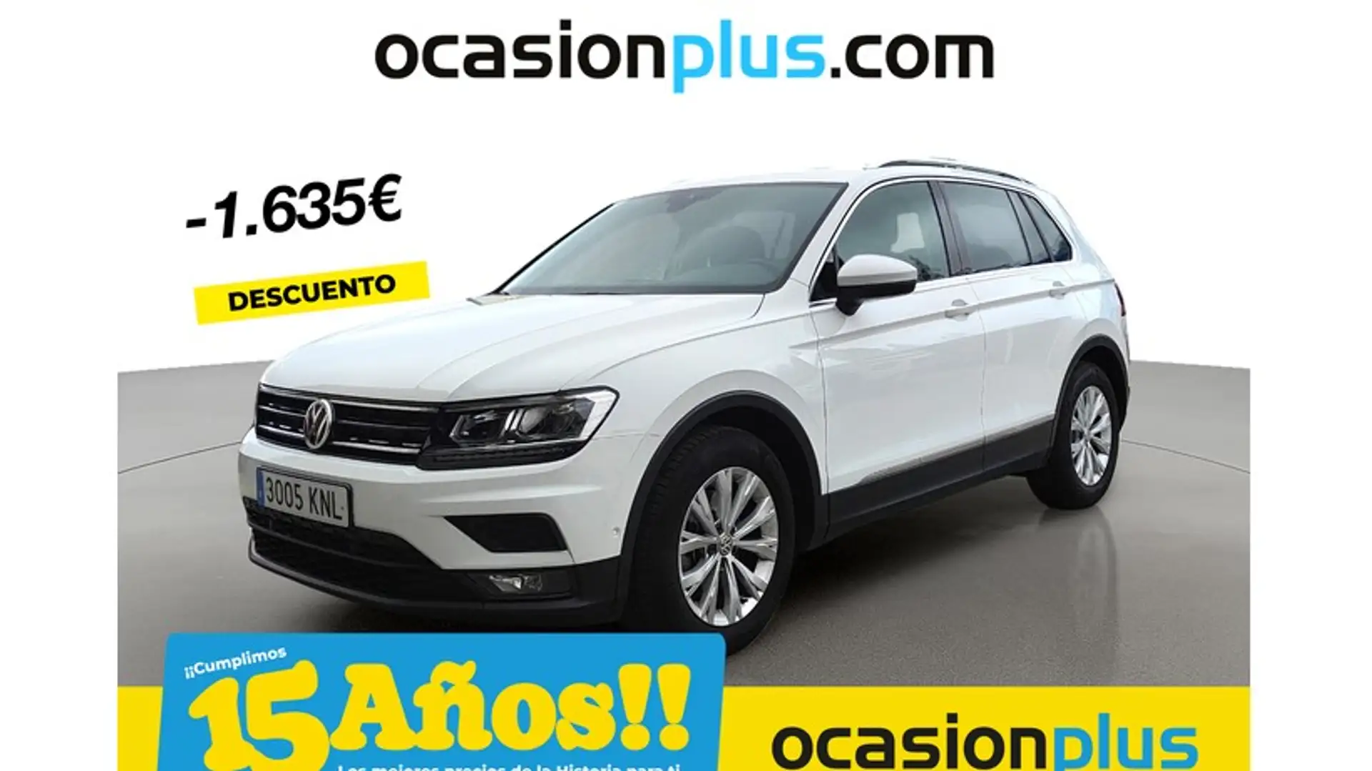 Volkswagen Tiguan 1.4 TSI Tech&Go 92kW Blanc - 1