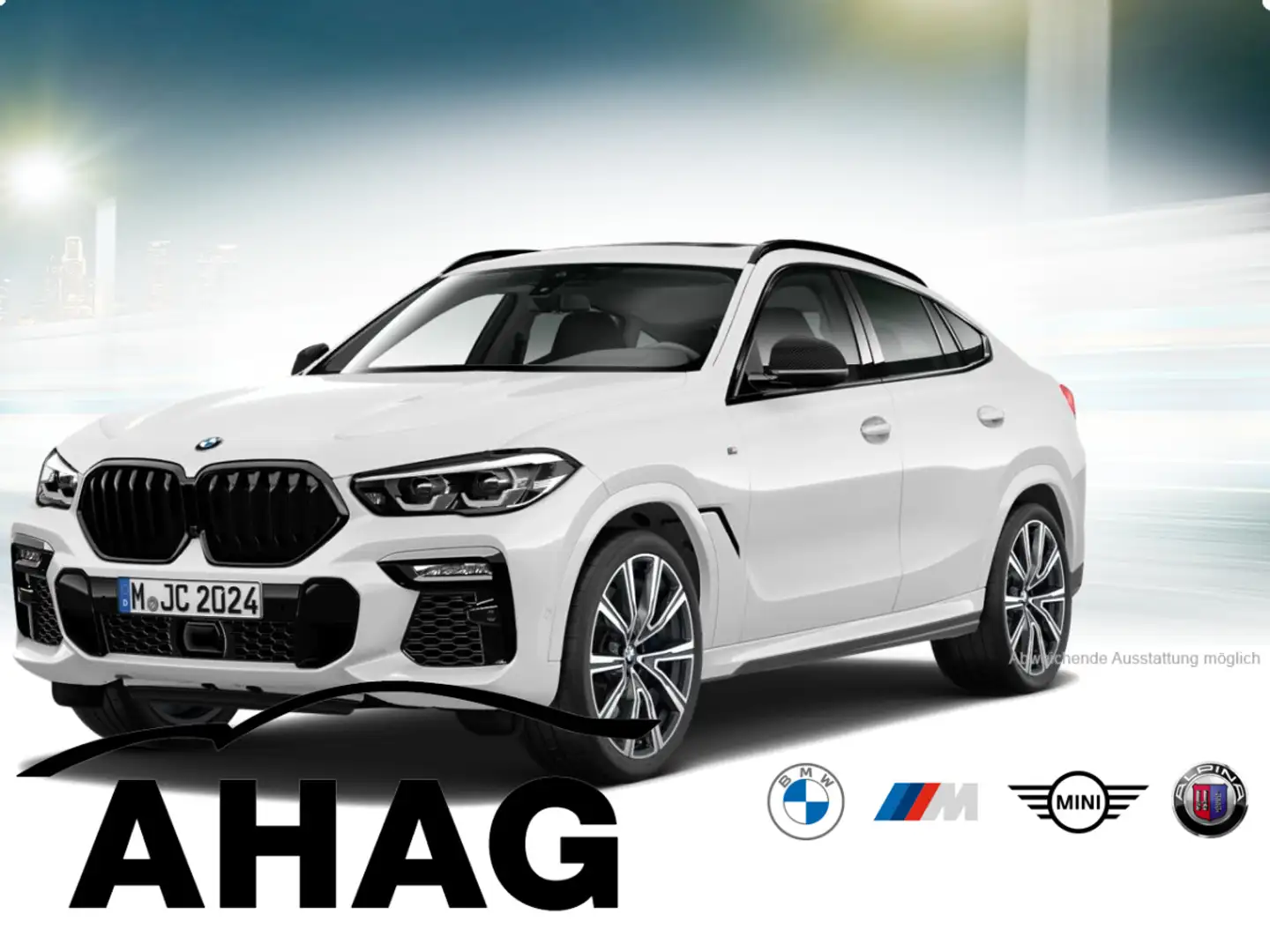 BMW X6 xDrive40d M Sportpaket Panorama AHK Bianco - 2