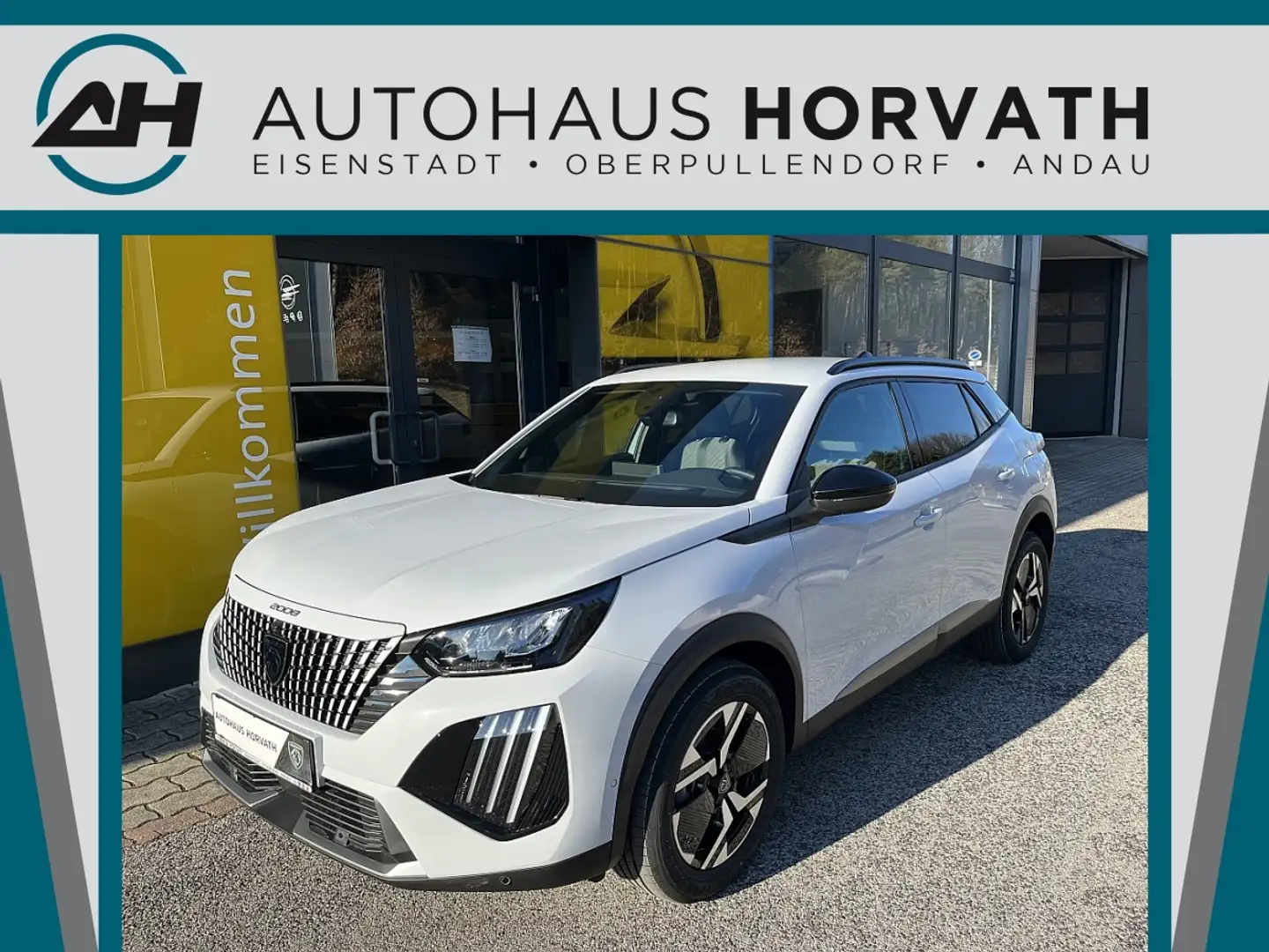 Peugeot 2008 PureTech 100 S&S Allure 6-Gang-Manuell Blanc - 1