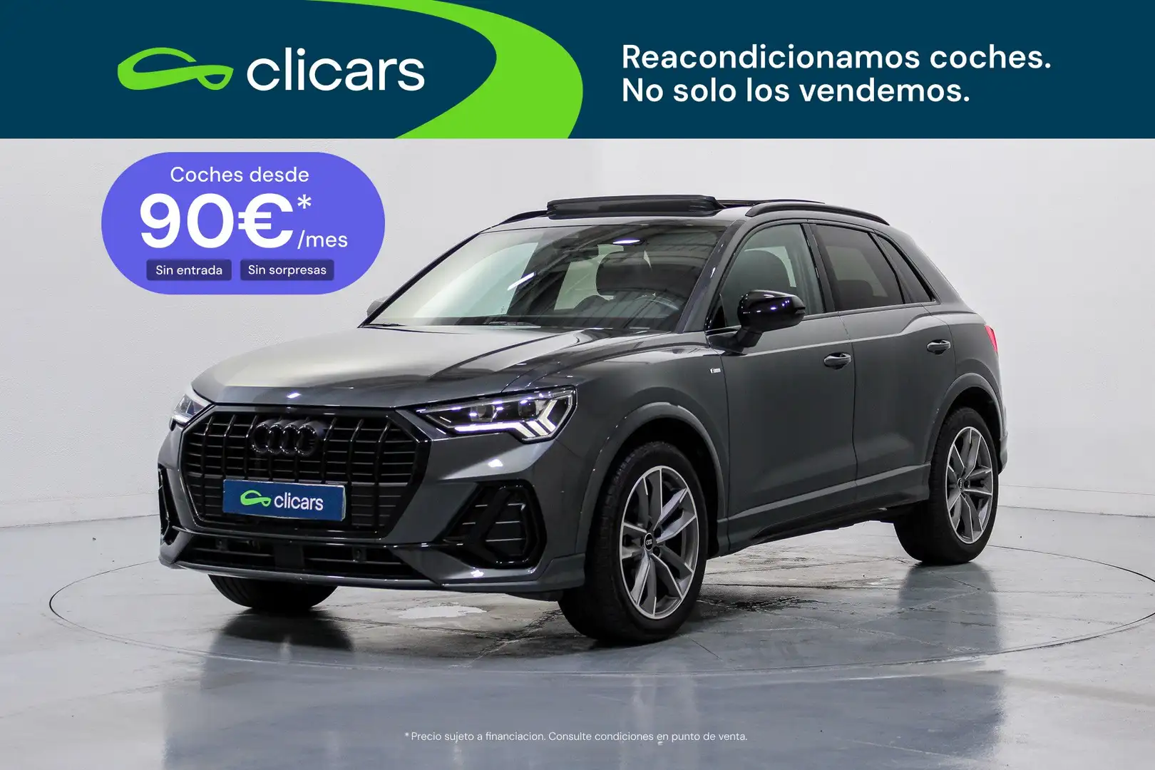 Audi Q3 35 TFSI Black line S tronic Gris - 1