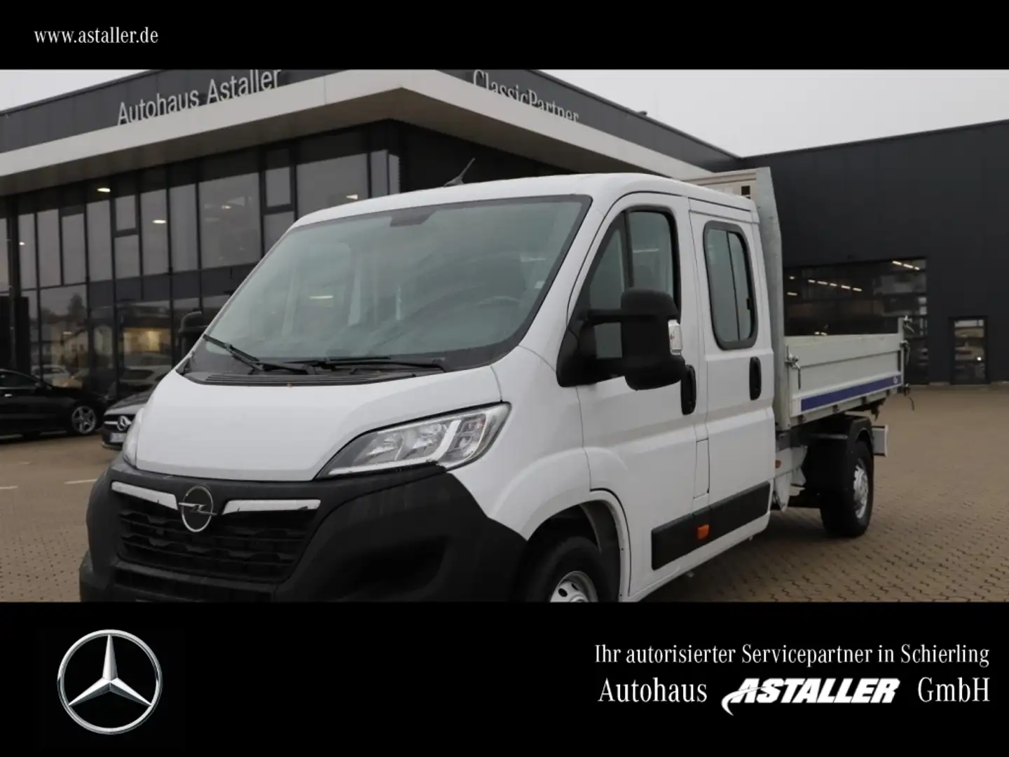 Opel Movano C 2.2D DOKA L3 Dreiseitenkipper Pritsche Weiß - 1