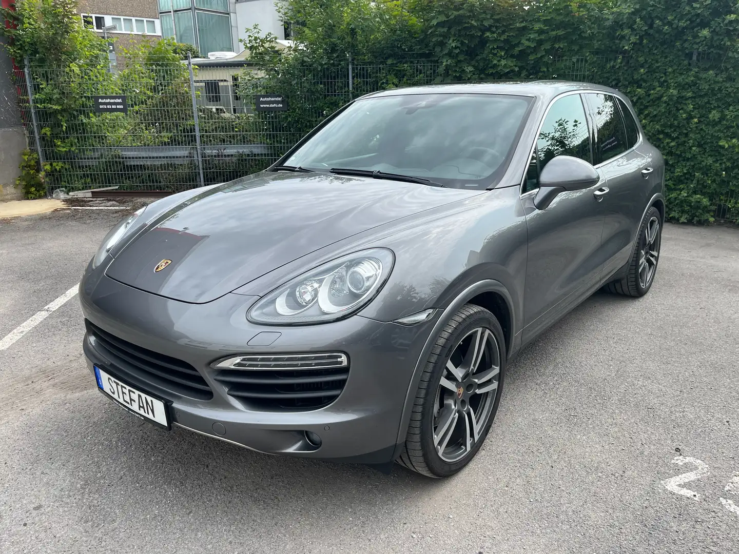 Porsche Cayenne S Diesel,Navi,Klima,PDC,AHK,Leder,Bluetooth,uvm Gris - 1