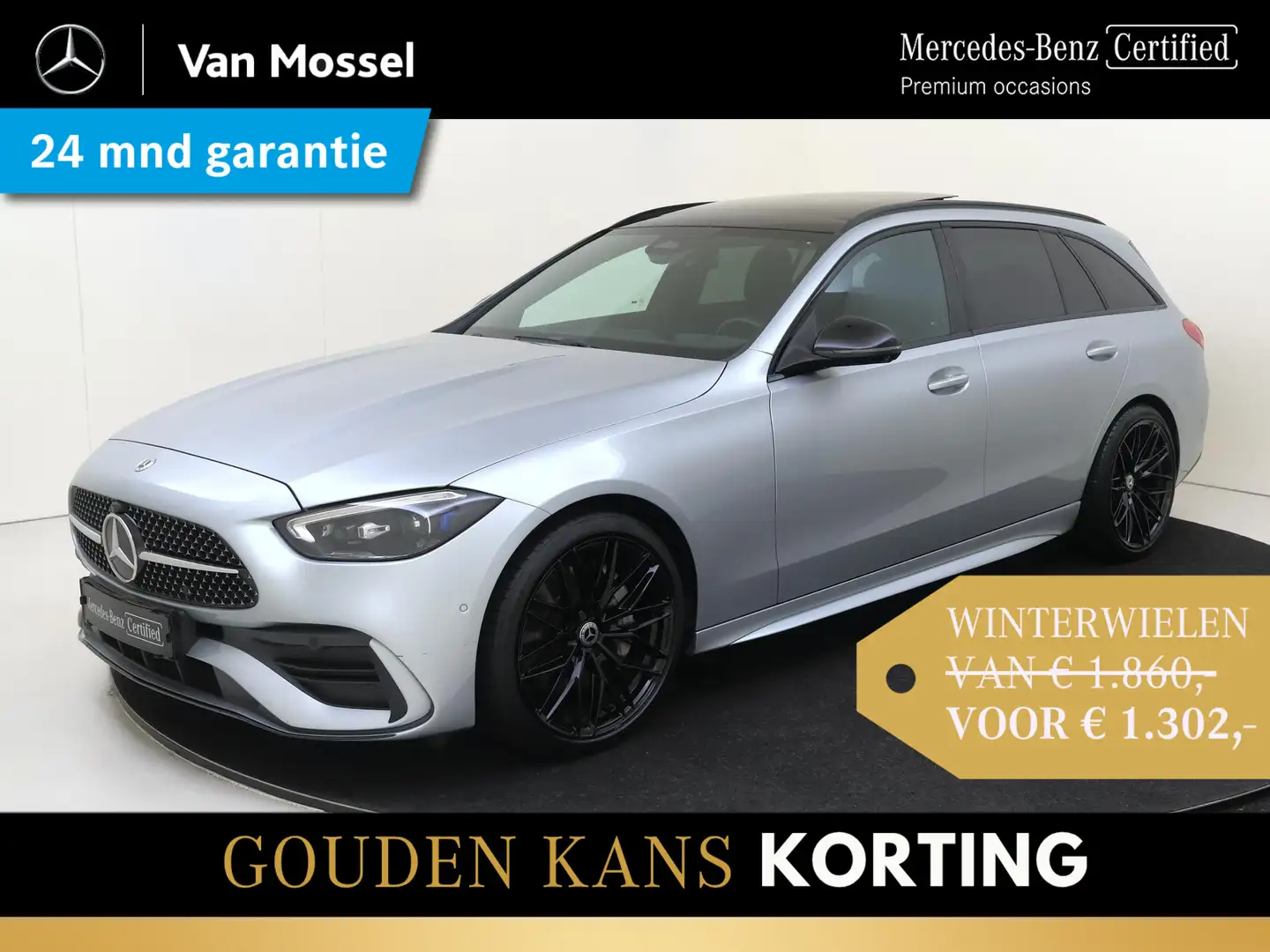 Mercedes-Benz C 200 Estate Launch Edition AMG Line /Panoramadak /Memor Gris - 1