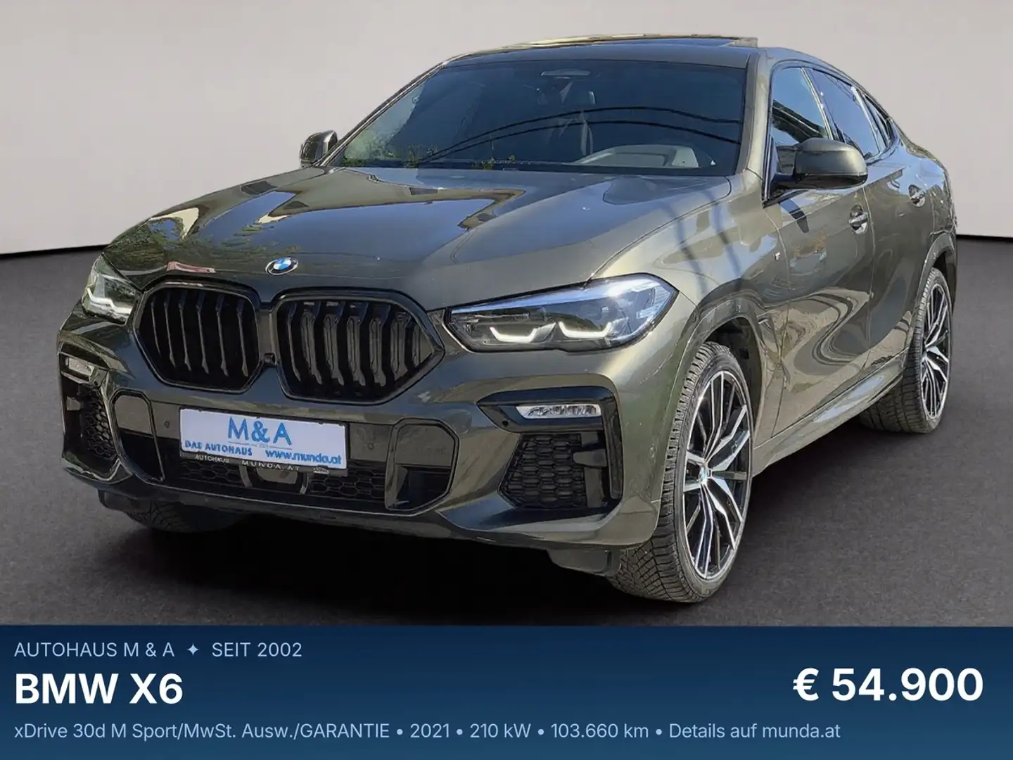 BMW X6 xDrive 30d M Sport/MwSt. Ausw./GARANTIE Braun - 1