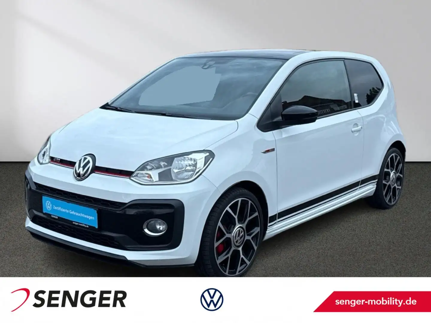 Volkswagen up! 1.0 TSI GTI Navi DAB Tempomat Unfallfrei Weiß - 1