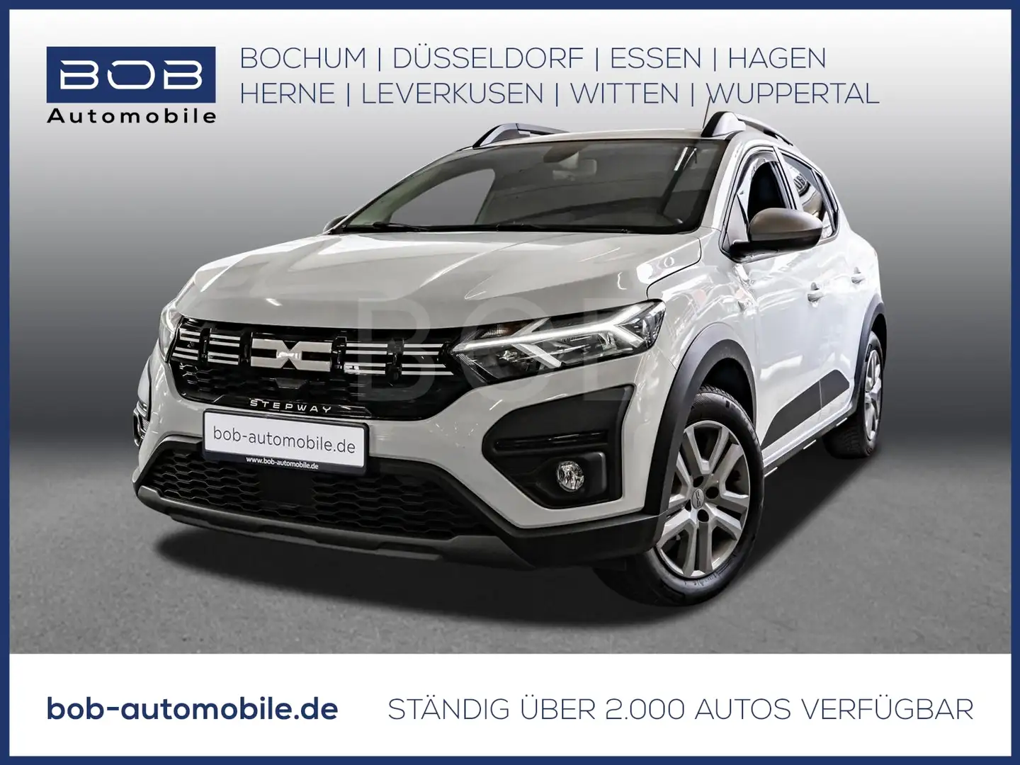 Dacia Sandero Stepway TCe 90 Expression CVT Allwetter+AppleCarPlay Blanc - 1