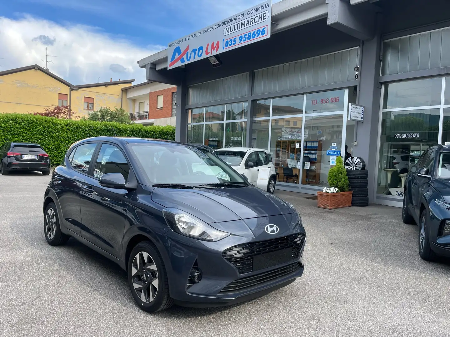 Hyundai i10 Connectline 1.0 mpi mt - Ok Neopatentati Grigio - 1