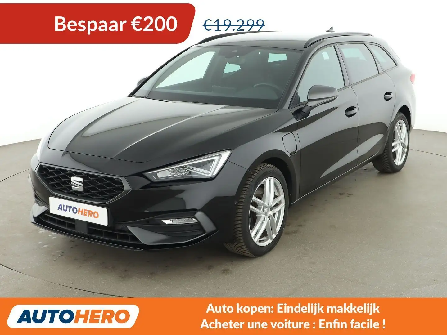 SEAT Leon e-Hybrid 1.4 TSI e-HYBRID FR Noir - 1