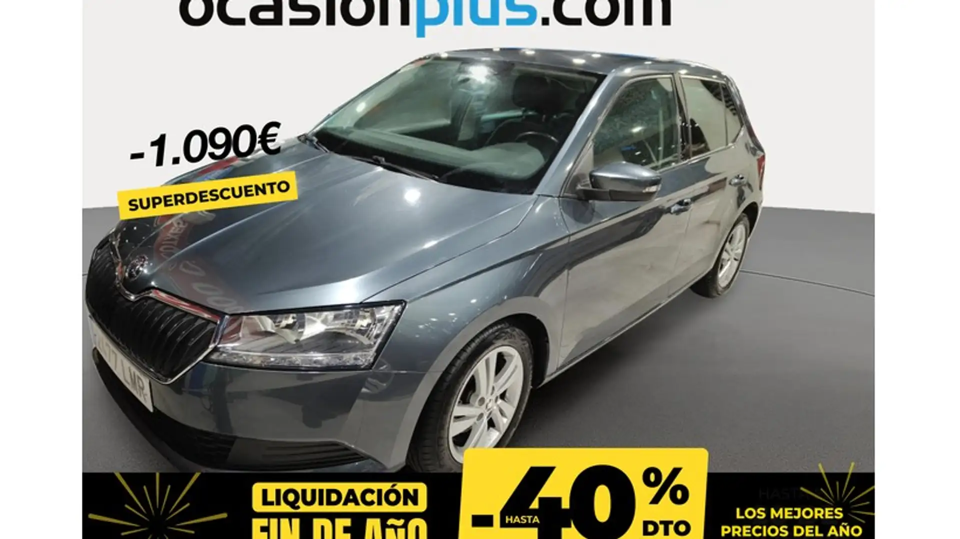 Skoda Fabia 1.0 TSI Ambition Plus 70kW Gris - 1