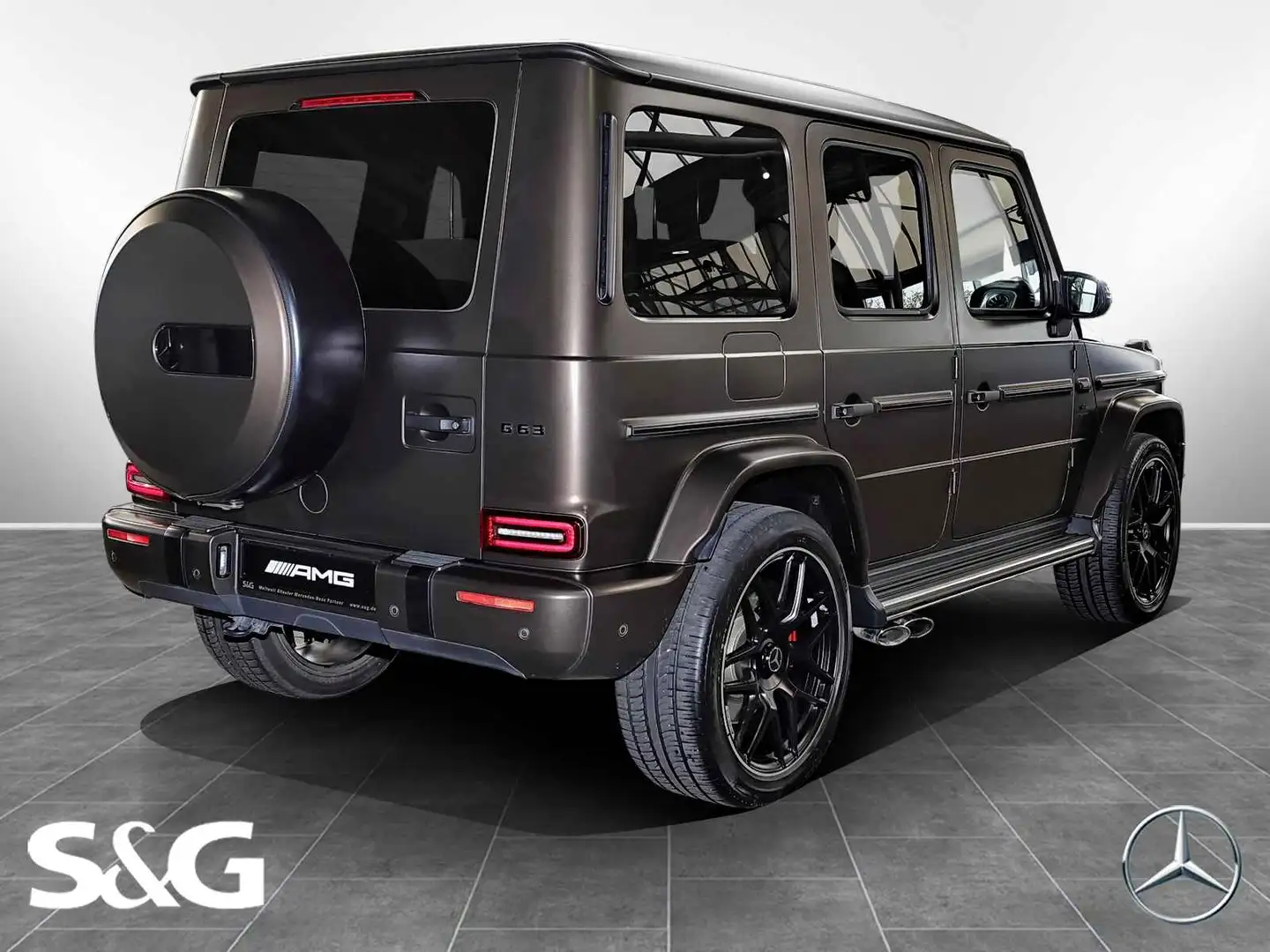 Mercedes-Benz G 63 AMG AMG BURMESTER+TOTWINKEL+360°+NIGHTPAKET Коричневый - 2