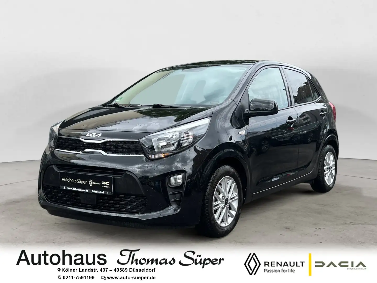 Kia Picanto 1.0 Aut. Vision CARPLAY KAMERA SITZHEIZUNG DAB LHZ Negro - 1