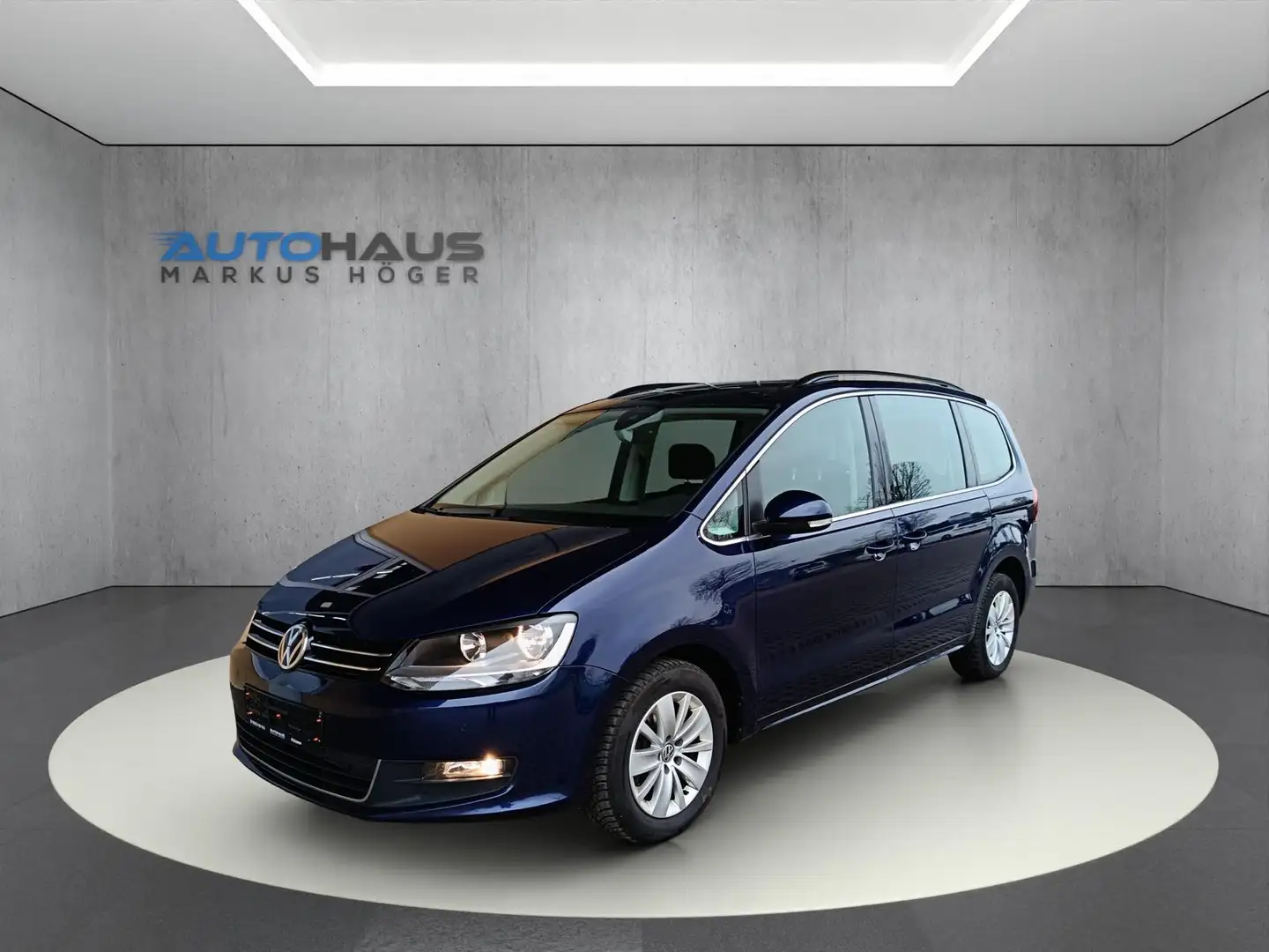 Volkswagen Sharan 1.4 TSI DSG Comfortline + AHK + NAVI+ 7-SITZE+ 3-Z Blau - 1