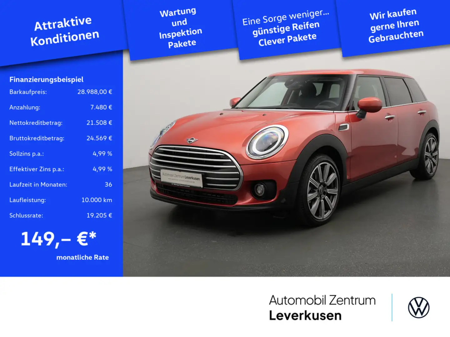 MINI Cooper Clubman Rot - 1