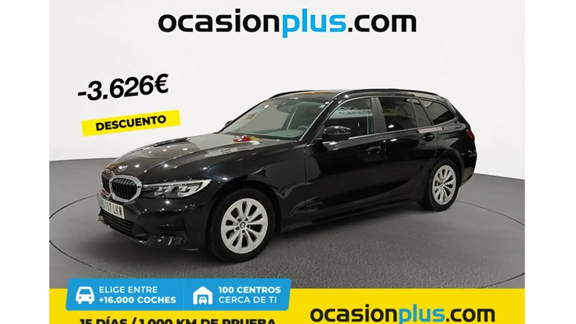 BMW 320 320dA Touring Negro - 1