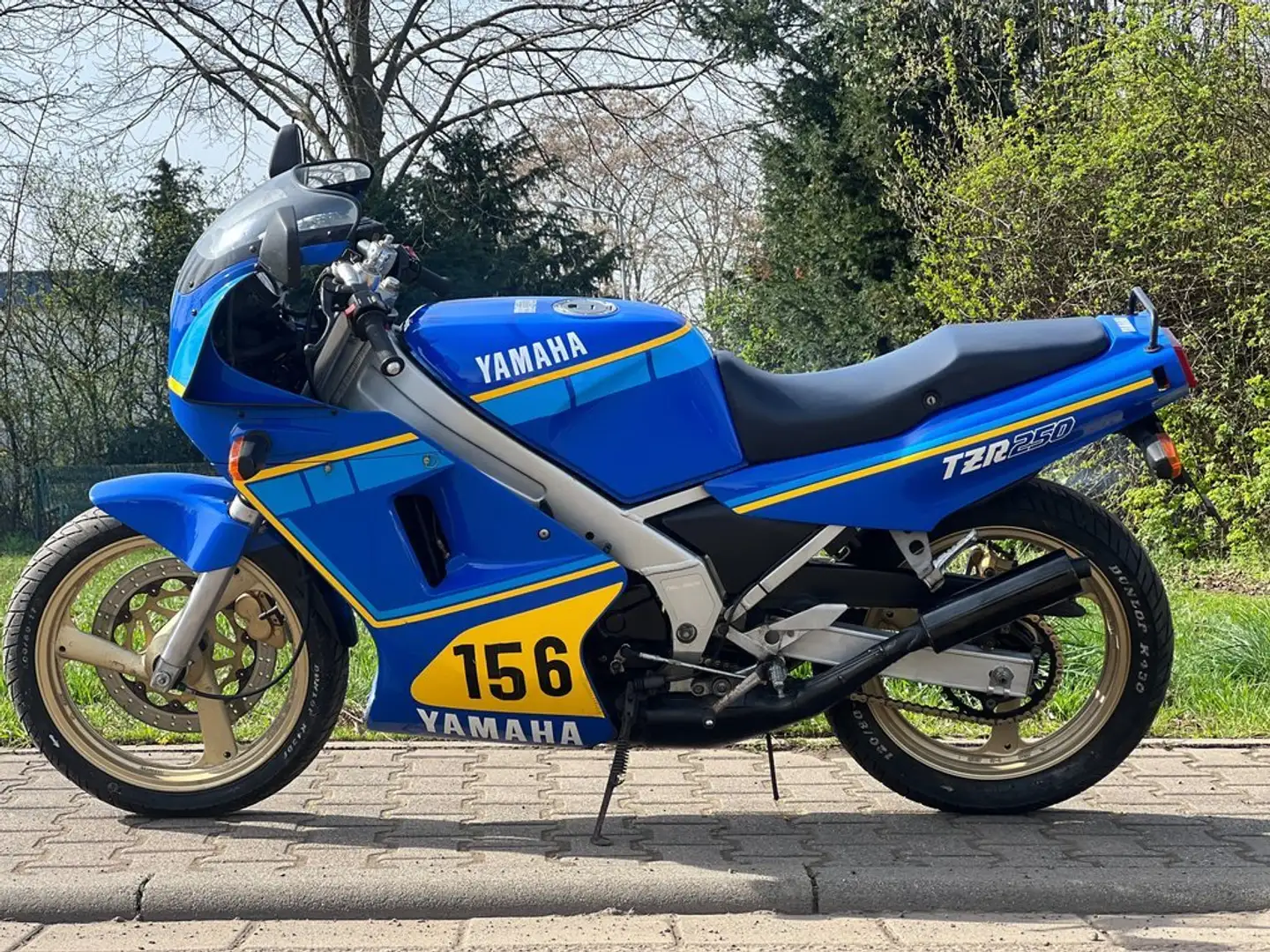 Yamaha TZR 250 Azul - 1