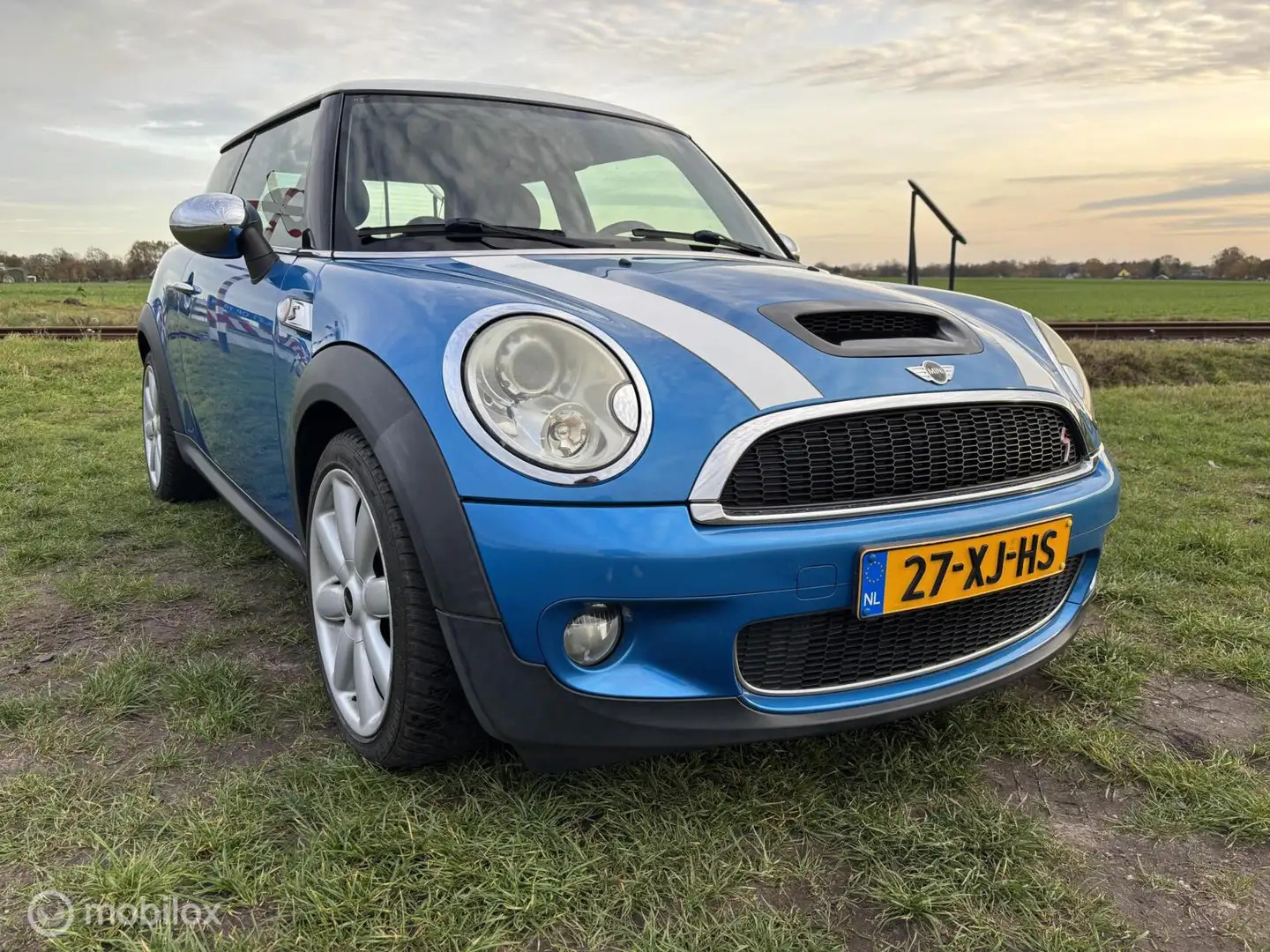 MINI Cooper S Mini 1.6 Chili Origineel-NL AIRCO LEER STOELVERW Azul - 2