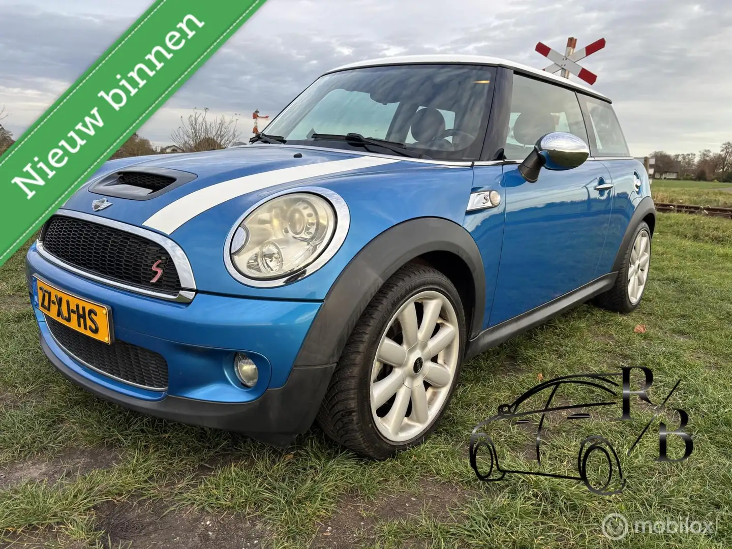 MINI Cooper S Mini 1.6 Chili Origineel-NL AIRCO LEER STOELVERW Azul - 1