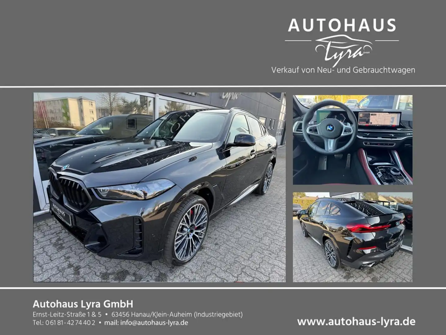 BMW X6 40 d xDrive M Sport Pro*LED*PANO*360°KAM*H&K* Schwarz - 1