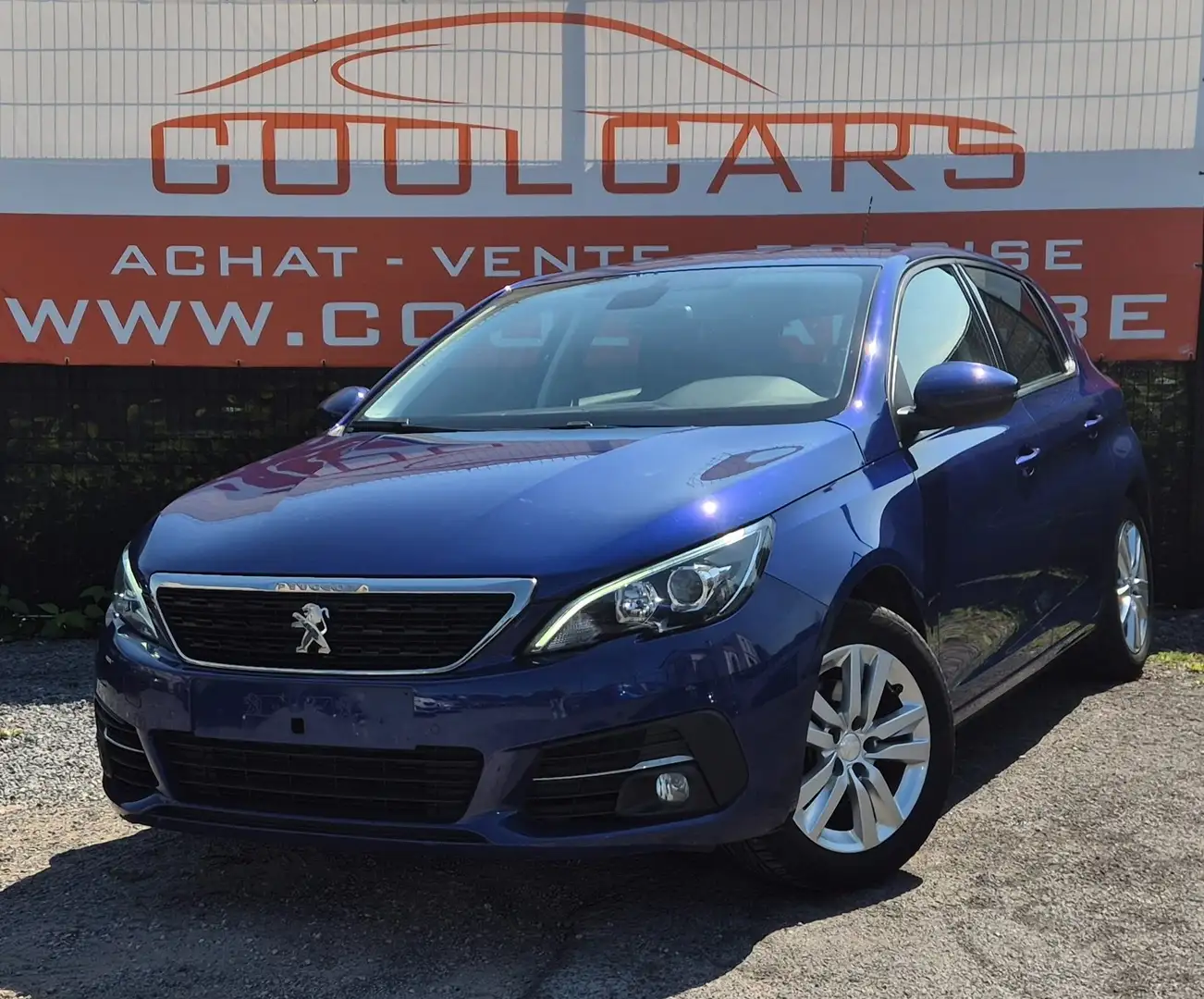 Peugeot 308 1.2 Allure -EU6-GARANTIE 1AN-CLIM-GPS-PDC-CARPLAY Bleu - 1