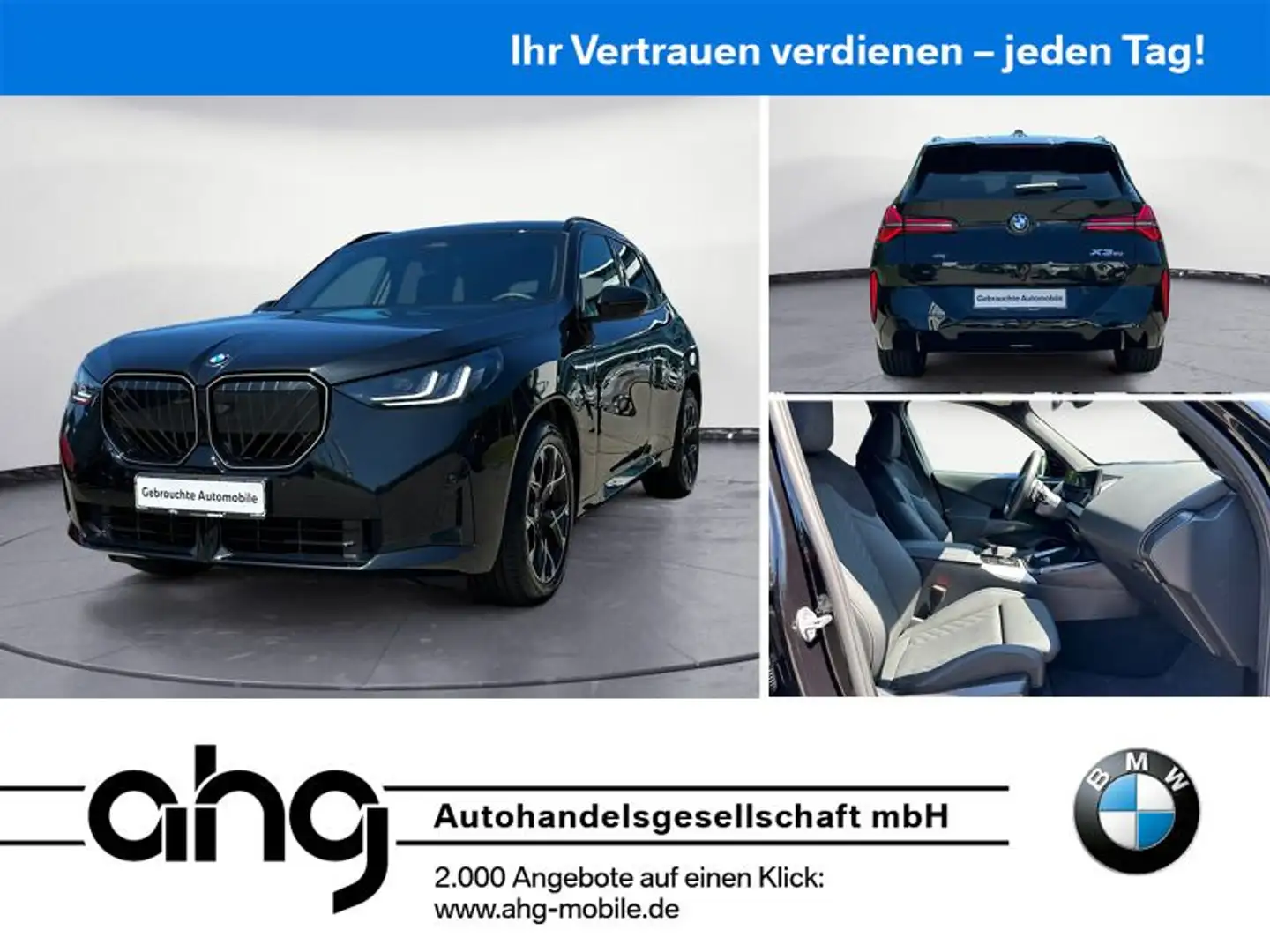BMW X3 xDrive20 M Sportpaket Pro Rückfahrkamera AHK Schwarz - 1